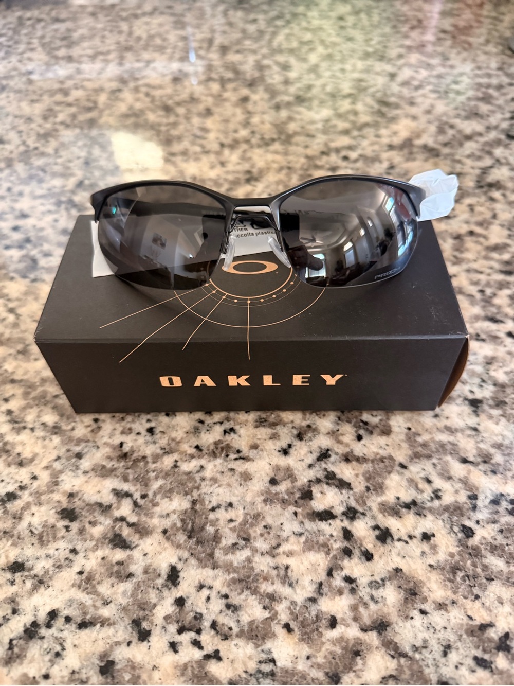 Oakley Wire Tap 2.0 Satin Black Frame with Prizm Gray Lenses Sunglasses